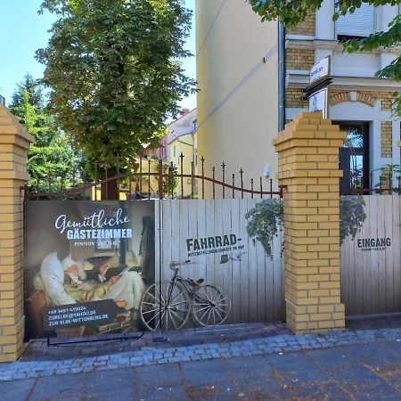 Pension Zur Elbe Wittenberg Bagian luar foto